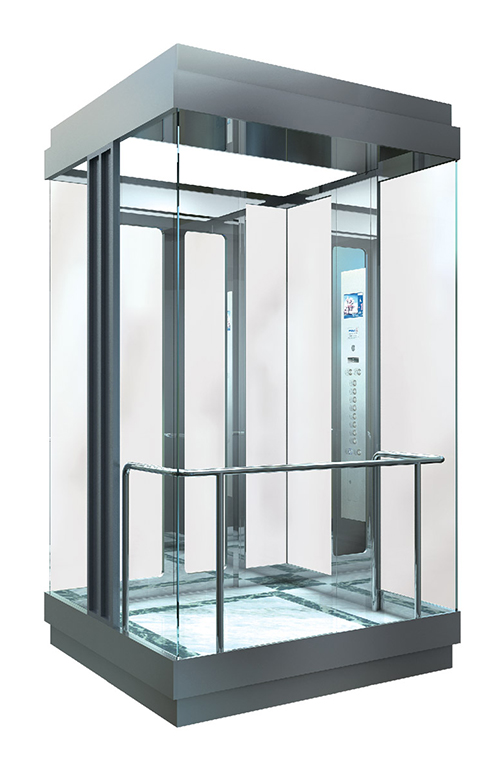 Glass elevator